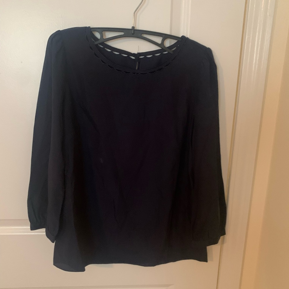 J. Crew Factory Navy Women's Blouse